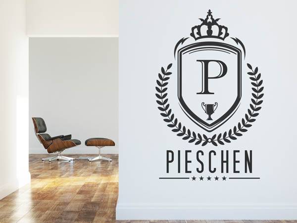 Wandtattoo Pieschen Wappen
