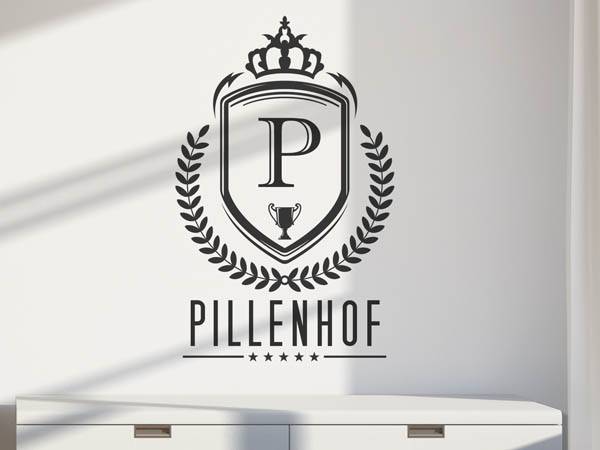 Wandtattoo Pillenhof Wappen
