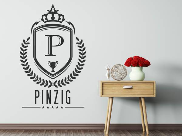 Wandtattoo Pinzig Wappen