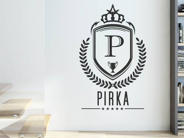 Wandtattoo Pirka Wappen