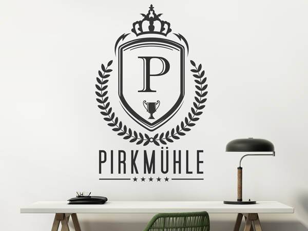 Wandtattoo Pirkmühle Wappen