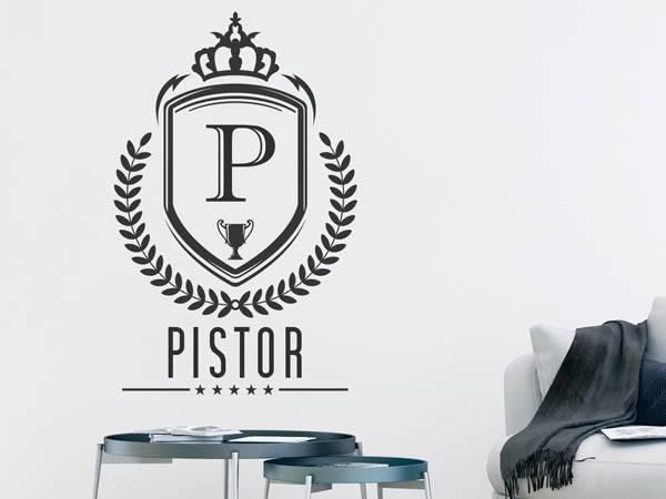 Wandtattoo Pistor Wappen