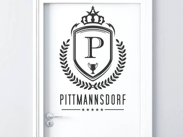 Wandtattoo Pittmannsdorf Wappen