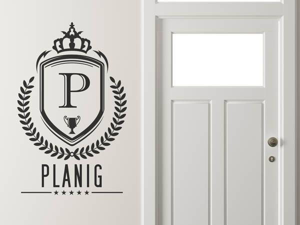 Wandtattoo Planig Wappen