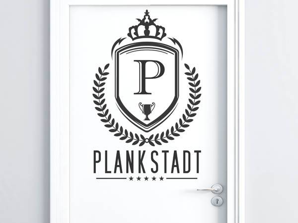 Wandtattoo Plankstadt Wappen