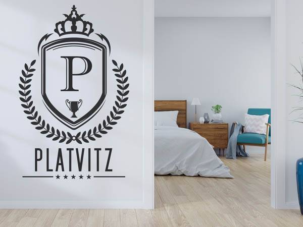 Wandtattoo Platvitz Wappen