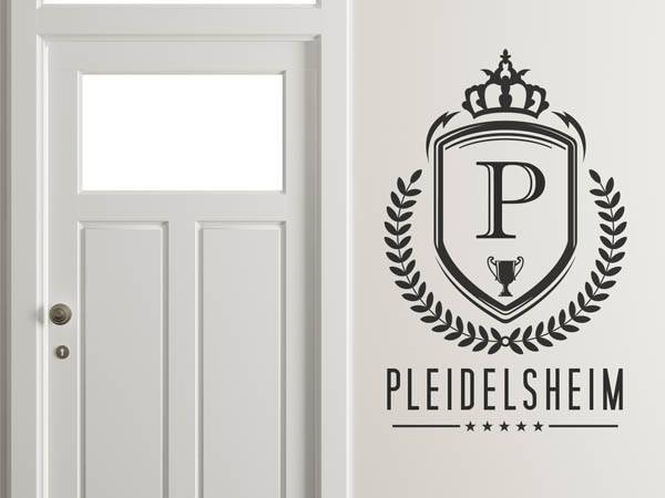Wandtattoo Pleidelsheim Wappen
