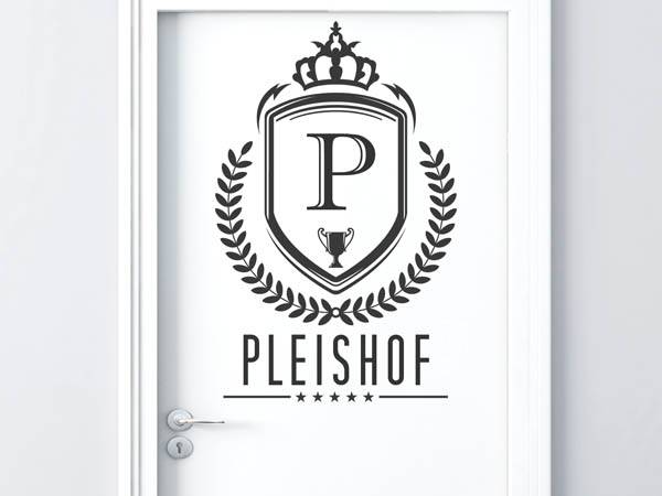 Wandtattoo Pleishof Wappen