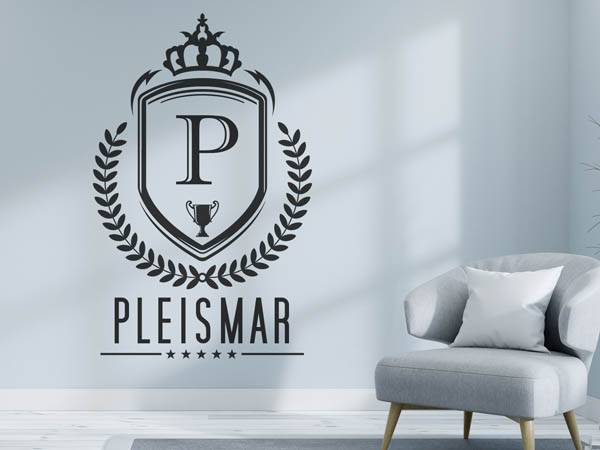 Wandtattoo Pleismar Wappen
