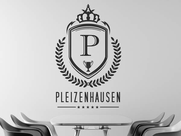 Wandtattoo Pleizenhausen Wappen