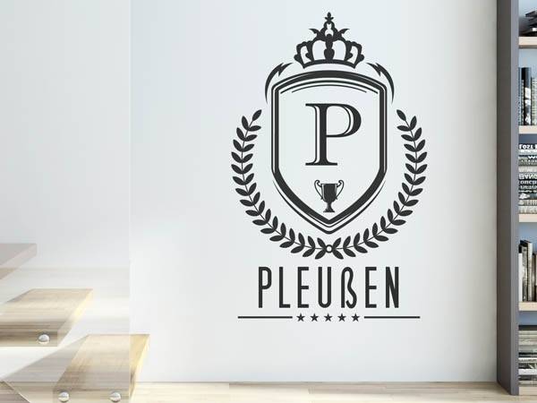 Wandtattoo Pleußen Wappen