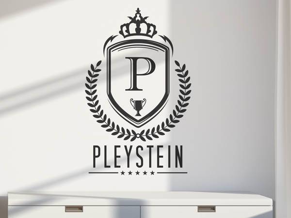 Wandtattoo Pleystein Wappen