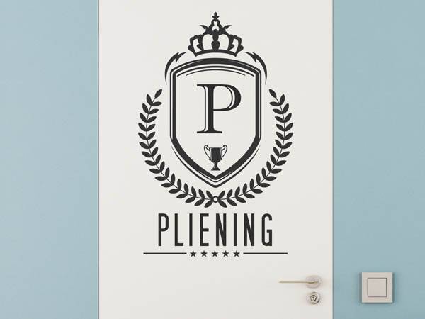 Wandtattoo Pliening Wappen