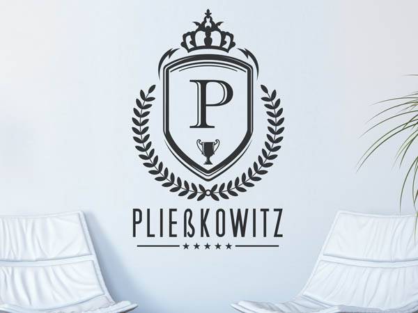 Wandtattoo Pließkowitz Wappen