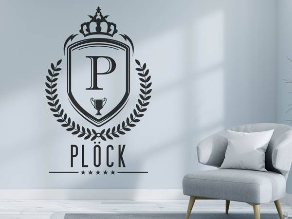 Wandtattoo Plöck Wappen