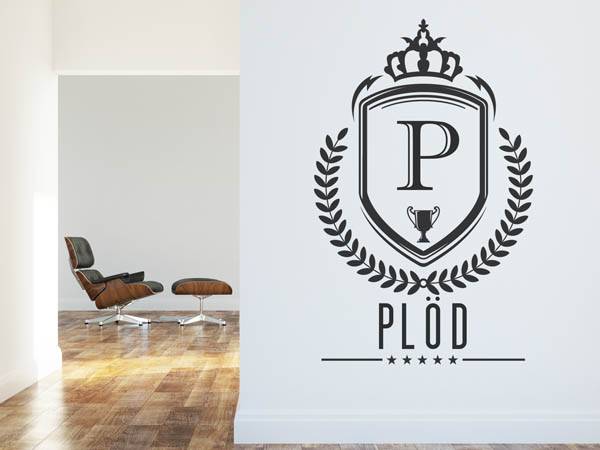 Wandtattoo Plöd Wappen