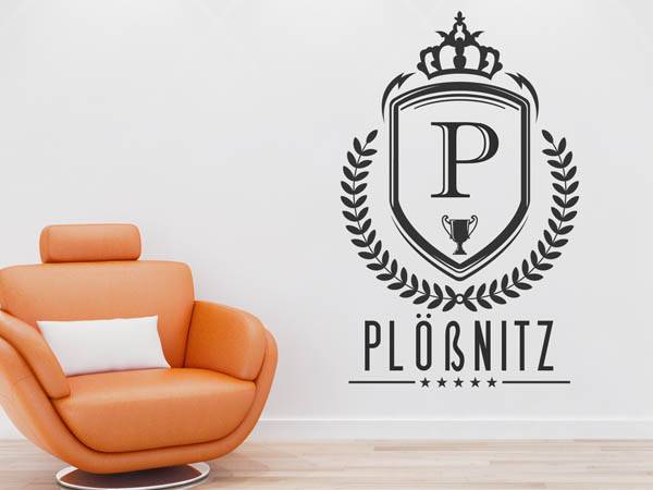 Wandtattoo Plößnitz Wappen