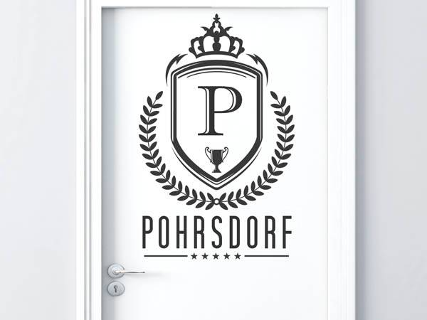 Wandtattoo Pohrsdorf Wappen