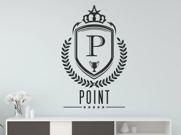 Wandtattoo Point Wappen