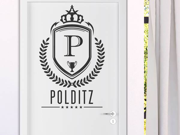 Wandtattoo Polditz Wappen