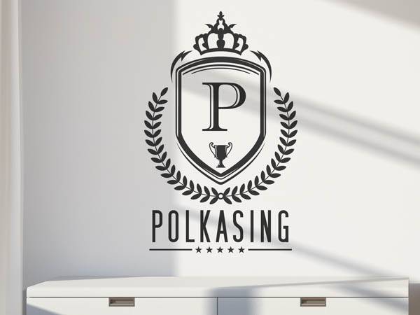 Wandtattoo Polkasing Wappen