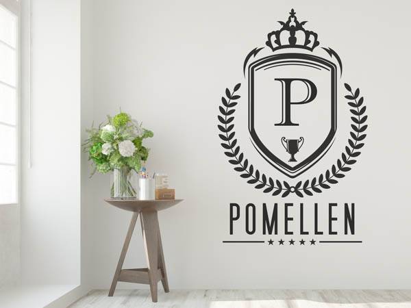 Wandtattoo Pomellen Wappen
