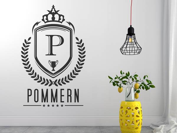 Wandtattoo Pommern Wappen