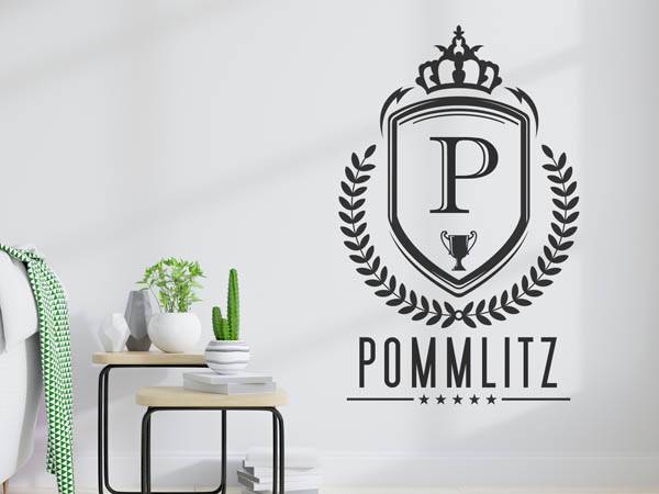 Wandtattoo Pommlitz Wappen