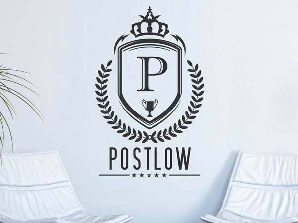 Wandtattoo Postlow Wappen