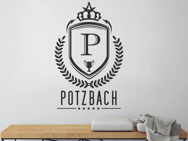 Wandtattoo Potzbach Wappen