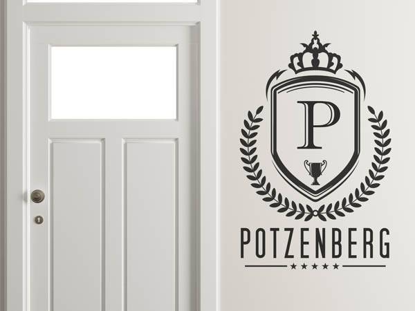 Wandtattoo Potzenberg Wappen