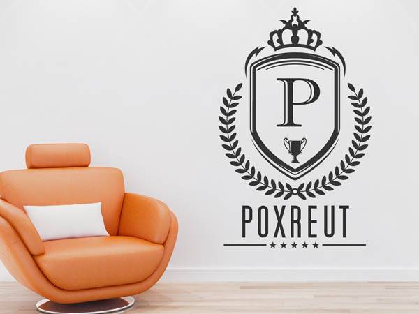 Wandtattoo Poxreut Wappen