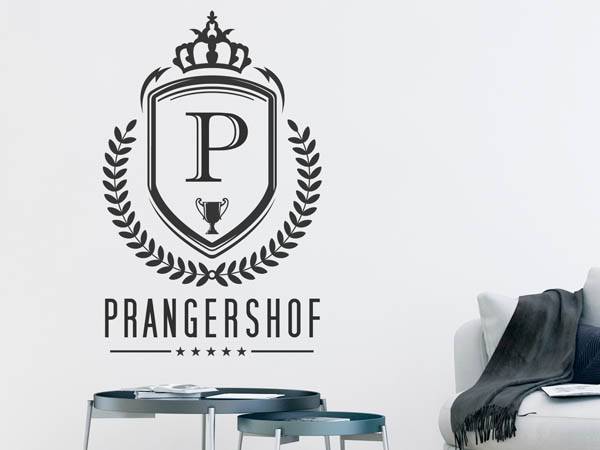 Wandtattoo Prangershof Wappen