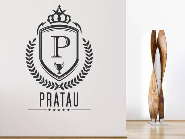 Wandtattoo Pratau Wappen
