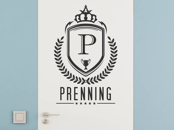 Wandtattoo Prenning Wappen