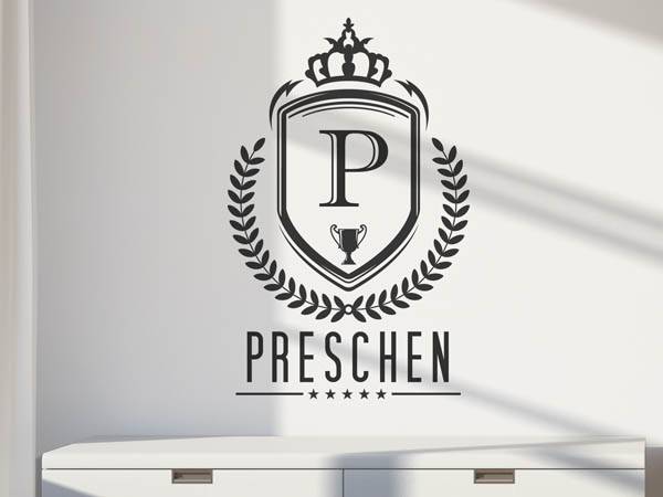 Wandtattoo Preschen Wappen