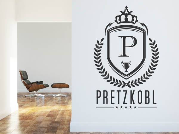 Wandtattoo Pretzkobl Wappen