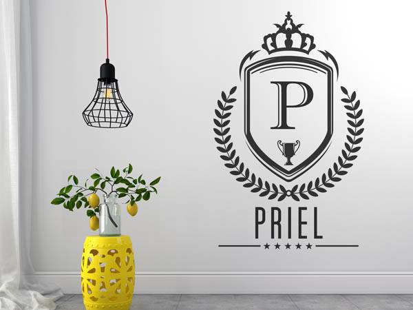 Wandtattoo Priel Wappen