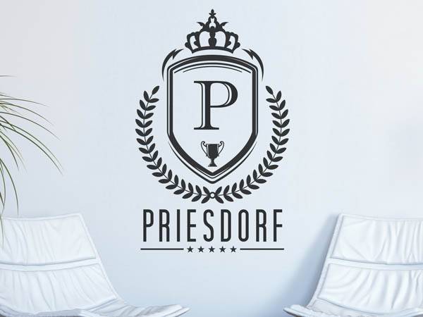Wandtattoo Priesdorf Wappen