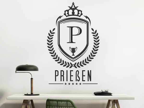 Wandtattoo Prießen Wappen
