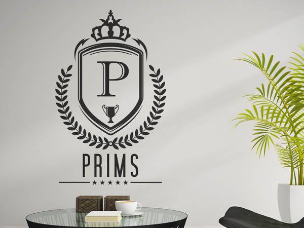 Wandtattoo Prims Wappen