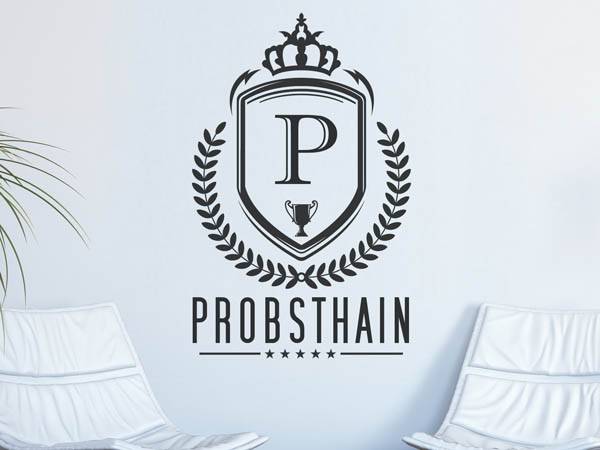 Wandtattoo Probsthain Wappen
