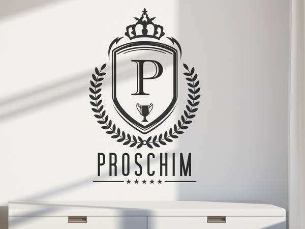 Wandtattoo Proschim Wappen