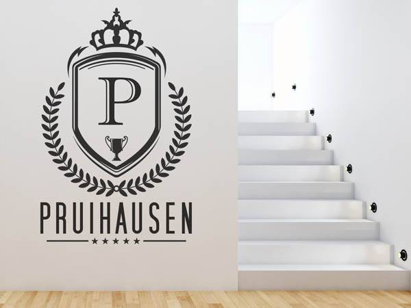 Wandtattoo Pruihausen Wappen