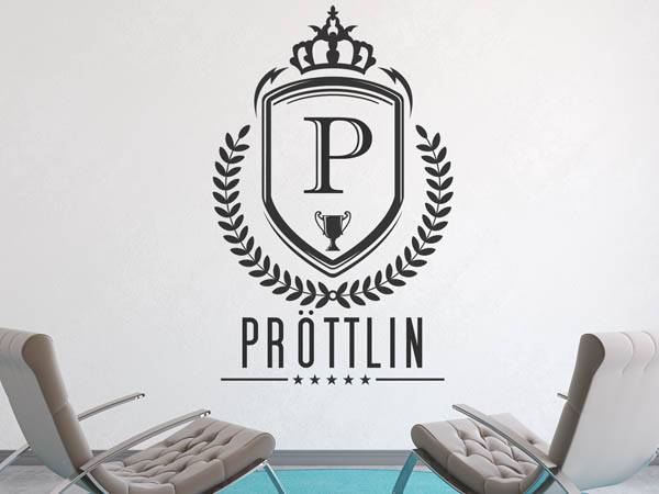 Wandtattoo Pröttlin Wappen
