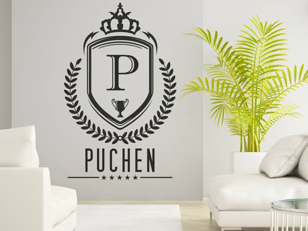 Wandtattoo Puchen Wappen