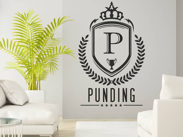 Wandtattoo Punding Wappen