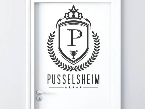 Wandtattoo Pusselsheim Wappen