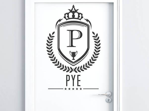 Wandtattoo Pye Wappen