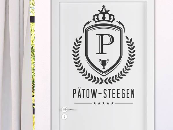 Wandtattoo Pätow-Steegen Wappen